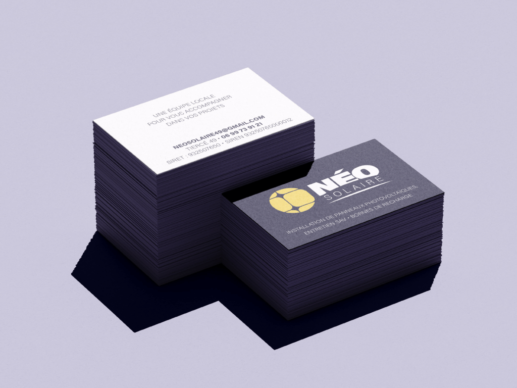Carte de visite neo solaire